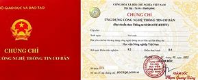 Chứng Chỉ Tin Học Ứng Dụng Cntt Cơ Bản Chuẩn Tt03