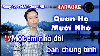 Mười Nhớ Mười Thương Karaoke