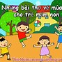 Những Bài Hát Về Mưa Cho Trẻ Mầm Non