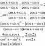 Sinx Cosx 1 2 Tính Cos2X